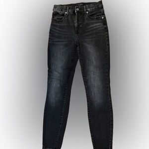 Lucky Brand Los Angeles High Rise Skinny Bridgette Ankle Denim Jeans Size 25